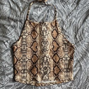 Women’s halter crop top